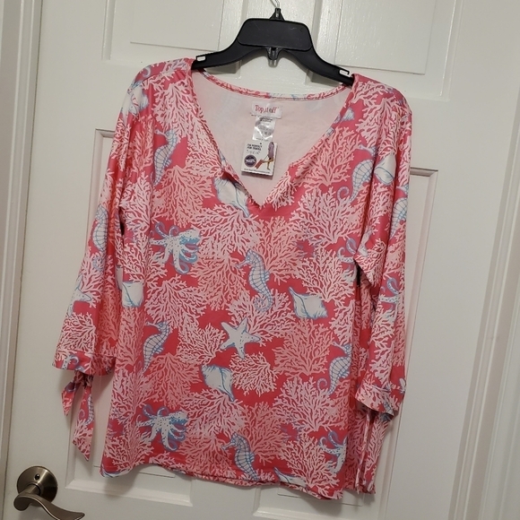 NWT Top it Off Knit Top Size Large, cruisewear, athlesiure - Picture 9 of 10